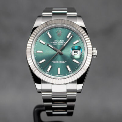 ROLEX DATEJUST 41mm MINT GREEN 2023